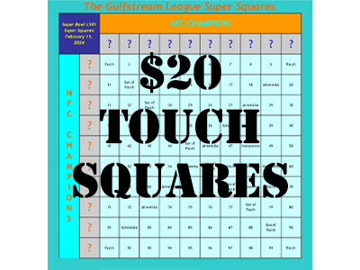 $20 Touch Squares graphic